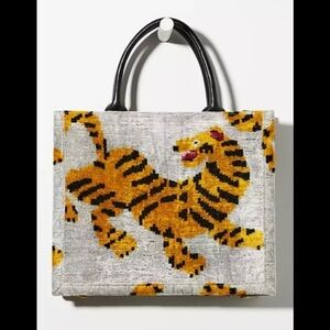 Wolf + Willa Silk Velvet Tote Bag